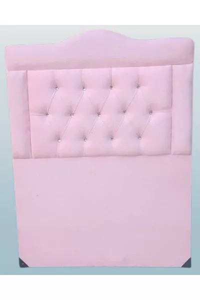 Titolo DK Singolo in Tessuto Velluto di Cavallino Colore Rosa Cipria Fatto a Mano