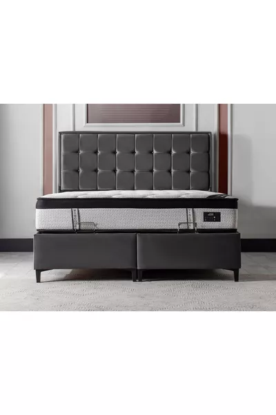 Primo Double Bed Headboard Anthracite cm