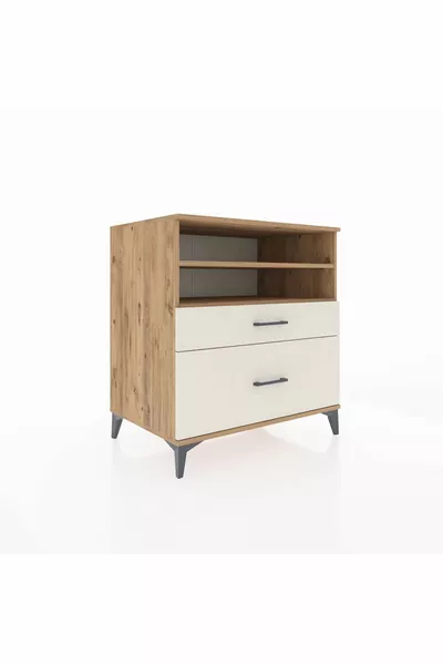 Kronos Dressoir 2 Planken 2 Lade Den-Hout Agaat