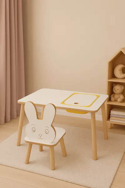 Table d'activité avec 1 chaise