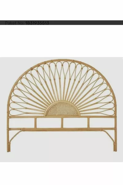 Bambu kuşgözü model yatak başlığı