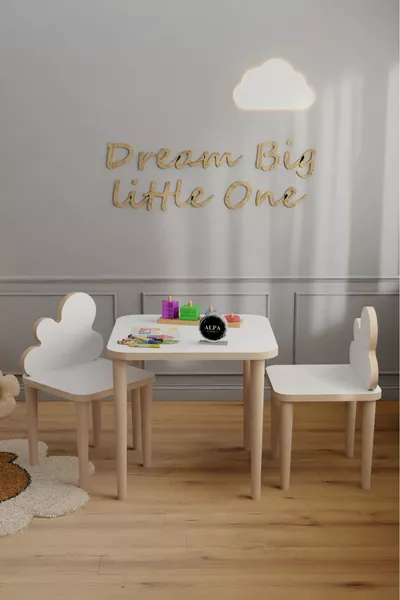 Ensemble table et chaises pour enfants de 2 à 5 ans - Table de jeu et d'activités avec surface effaçable