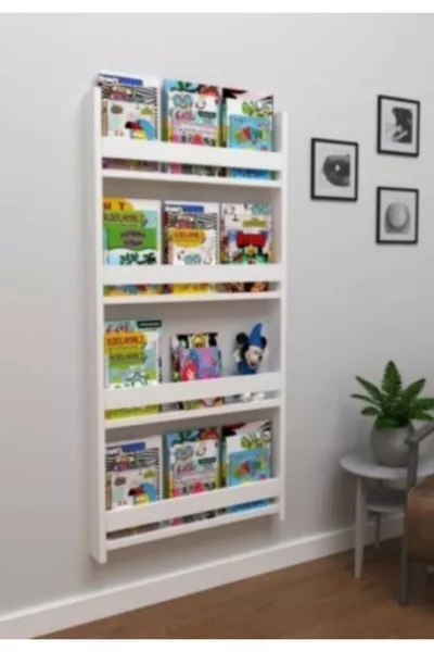 Bibliothèque Montessori Éducative pour Enfants à 4 Étages
