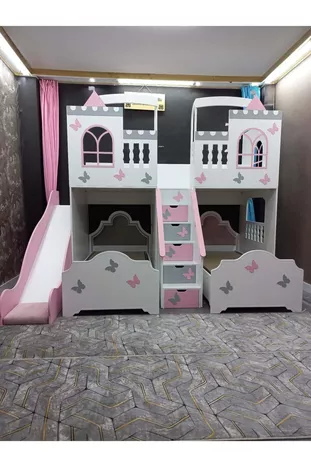 Butterfly Model Bunk Bed Playhouse