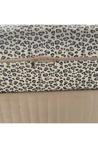 Housse de lit Flora avec fermeture éclair, protège-matelas & matelas, fermeture éclair sur 3 côtés