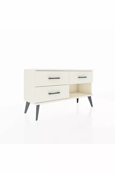 Commode Arges à 3 tiroirs Pierre de lune-Pierres de lune