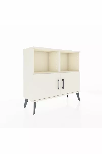 Arges Dresser 2 Shelves 2 Doors Moonstone-Moonstone