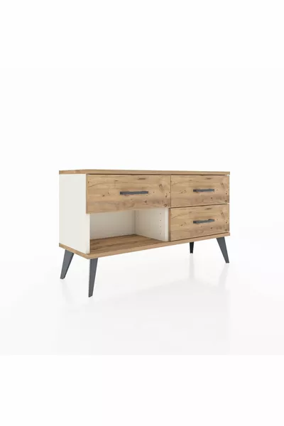 Arges Dresser 3 Drawers Moonstone-Pine