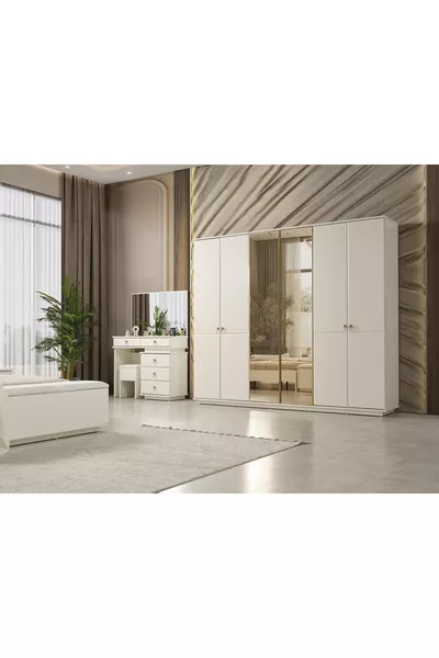 Chambre à coucher avec lit-coffre Akmaz Mobilier