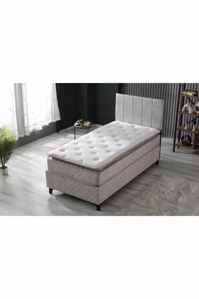 bed, bed base, headboard