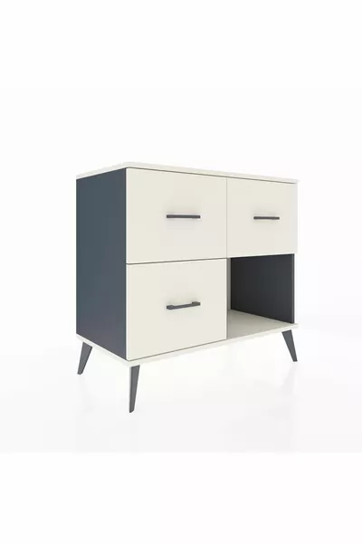 Hyperion Dresser 3 Drawers Anthracite-Slate