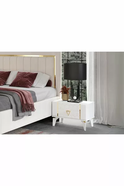 Santa White Nightstand