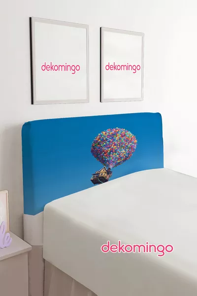 Flying Balloon Bed Base Headboard Cover