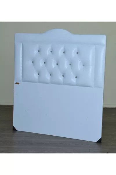 Titolo Lík Modello Imbottito Bianco in Pelle Sintetica Fatto a Mano