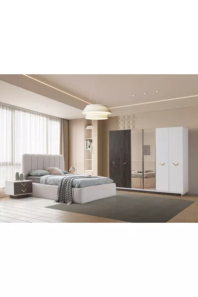 Nevada Yatak Odası Takımı % MDF | Ücretsiz Teslimat ve Kurulum