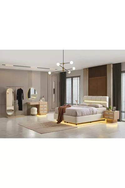 HELİS MDF YATAK ODASI TAKIMI