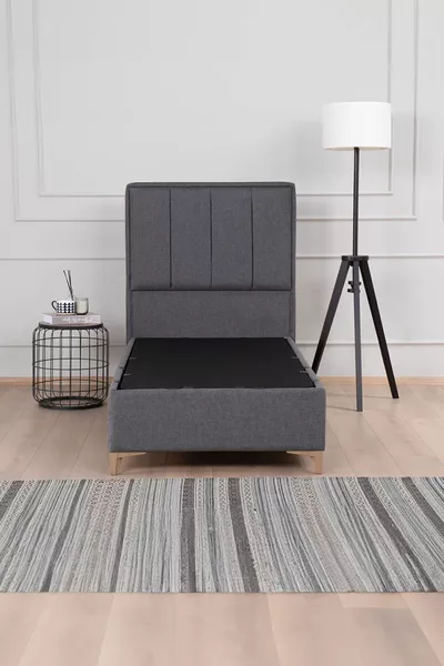 Gold Therapy Storage Bed Anthracite (HEADBOARD AND MATTRESS NOT INCLUDED)