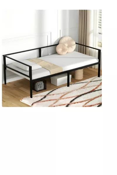 Black Camellia Cedar Bed Frame