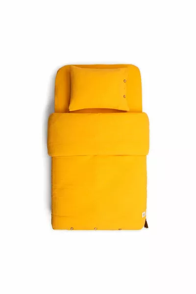 Funnababy Muslin 2'li Nevresim Seti, Marigold, Hardal,  x  Cm