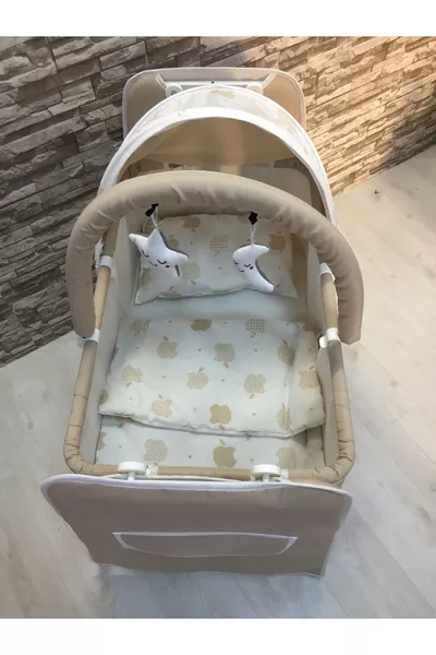 Набор детских принадлежностей Almira Kids: двусторонняя коляска, кроватка, переноска, ходунки, ванночка