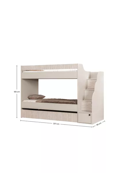 LETTO A CASTELLO, LETTO A CASTELLO CON LETTINO