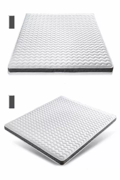 Protège-matelas orthopédique viscoélastique & surmatelas avec élastique 5 cm (avec oreiller BAMBOO offert)