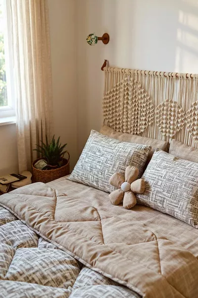 Macramé Hoofdeinde, Boxspring Hoofdeinde