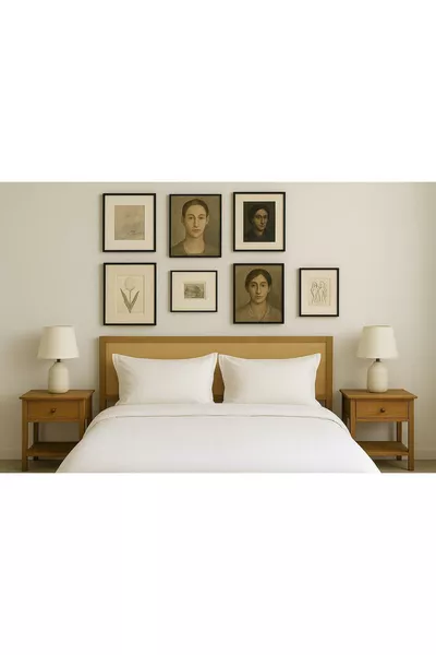 cm Wooden Frame Fabric Upholstered Bed Headboard with Legs width cm