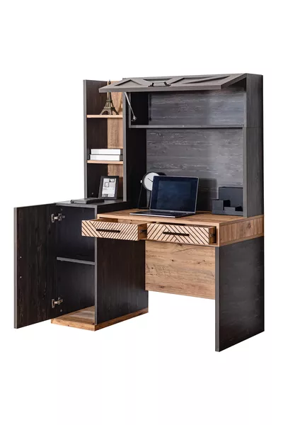 Camera Giovane Elite - Armadio a 3 Ante, Letto, Comodino, Como', Scrivania, Libreria