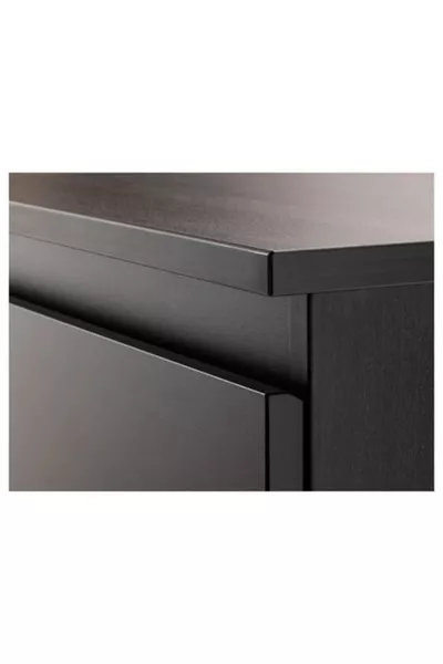 Kullen Nachttisch in Schwarz cm