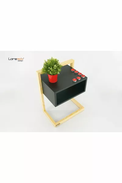 Table de nuit en bois