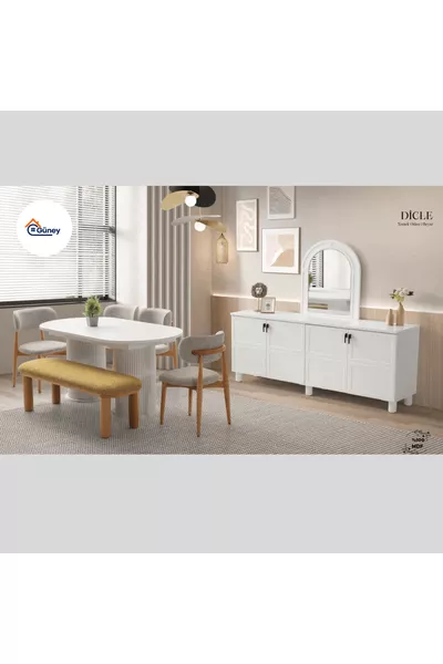 Ensemble Chambre à Coucher et Salle à Manger Pack Mariage