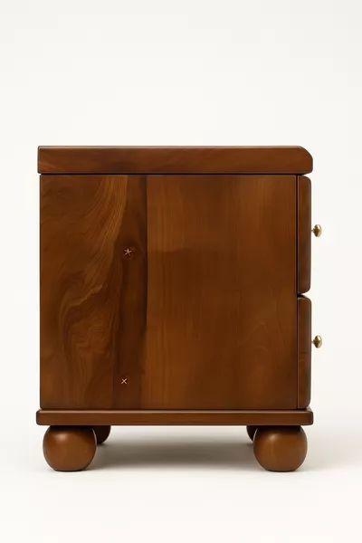 Walnut Wood Nightstand