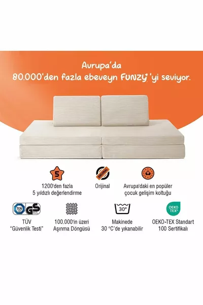 Happizzy Siège de Jeu pour Enfants, Coussin de Jeu, Parcours de Jeu et Activité Montessori, Profitez du Plaisir