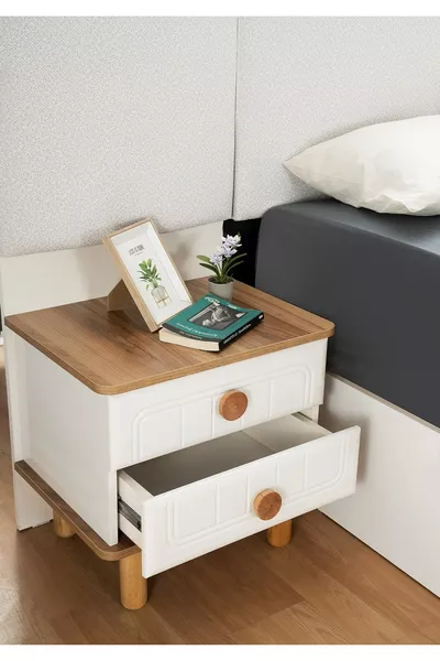 Comodino Kayra in MDF