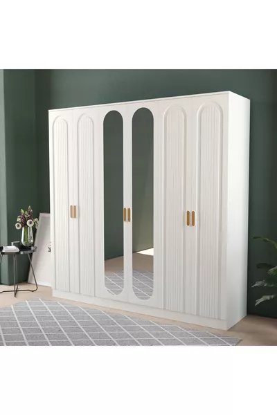 MİLA 6-TÜRIGER EKO-SCHRANK - MDF-TÜR