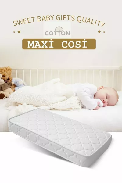 Matelas à ressorts orthopédique Maxi Cosi Sweet Cotton Cm Matelas à ressorts orthopédique de luxe Cotton