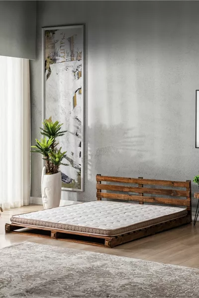 Matelas à mémoire de forme en bambou entièrement orthopédique
