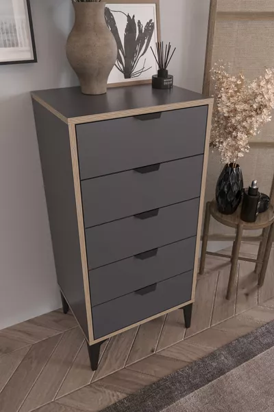 Arden 5 Laden Commode, Linnenmand