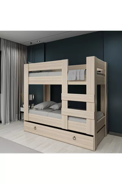 Letto a castello giovane compatibile con letto figli Sonoma