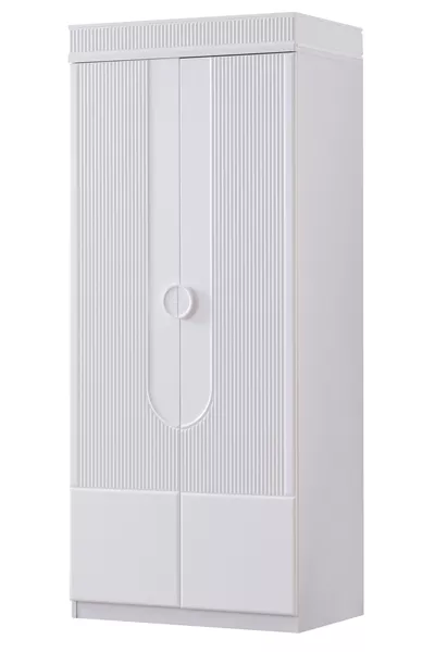 Vira Children's Room Set, Vira 2-Door Wardrobe, Yıldız Growing Crib, Dresser, Bookshelf