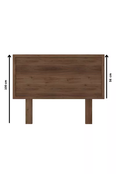 Tête Unique en Bois Couleur Noyer Modèle Tie-Dye (YTY)