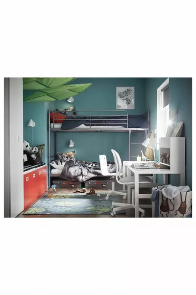 Letto a castello, lamiera, cm, 2 posti letto