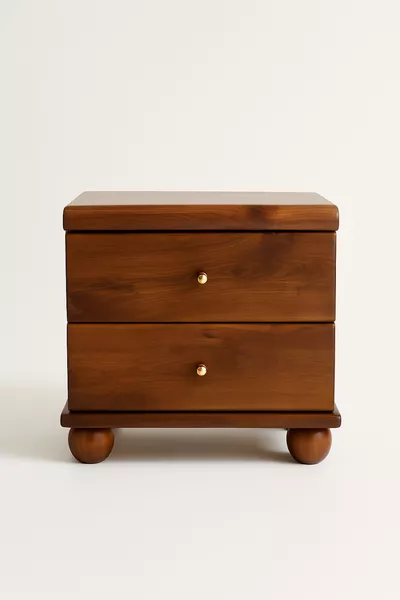 Walnut Wood Nightstand