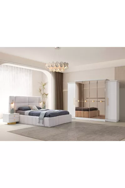 Amazon Balkonlu Mdf Yatak Odası Takımı | Ücretsiz Teslimat Ve Kurulum