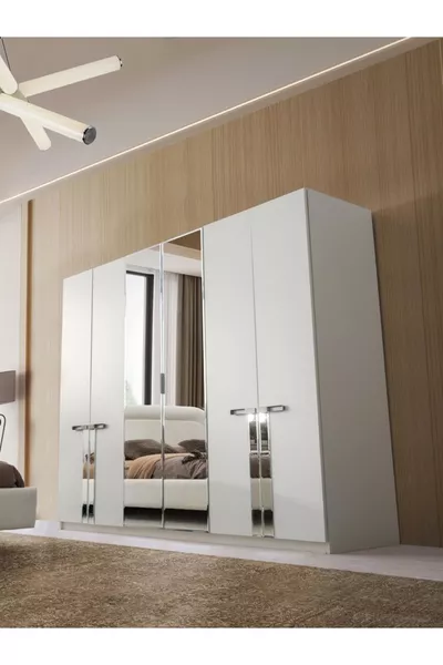 % Mdf Yeni som yatak odası