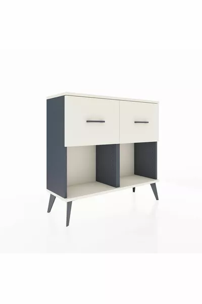 Arges Dresser 2-Drawer Anthracite-Sandstone