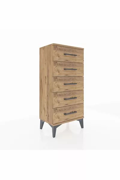 Arges Chest of Drawers 5-Drawer Pine-Pine