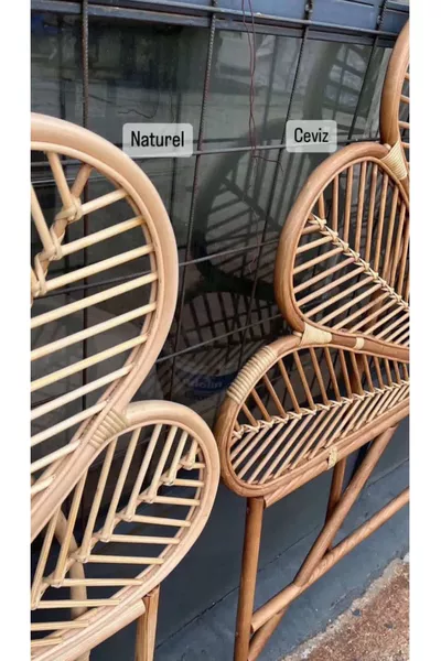 Bamboo Rattan Woven Single Bed Headboard Natural Color