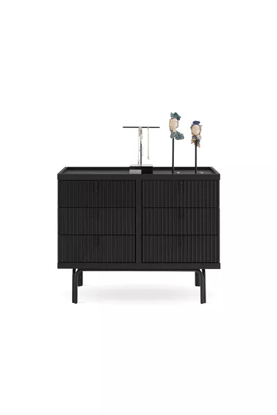 Austin 6-Drawer Dresser - Dark Oak